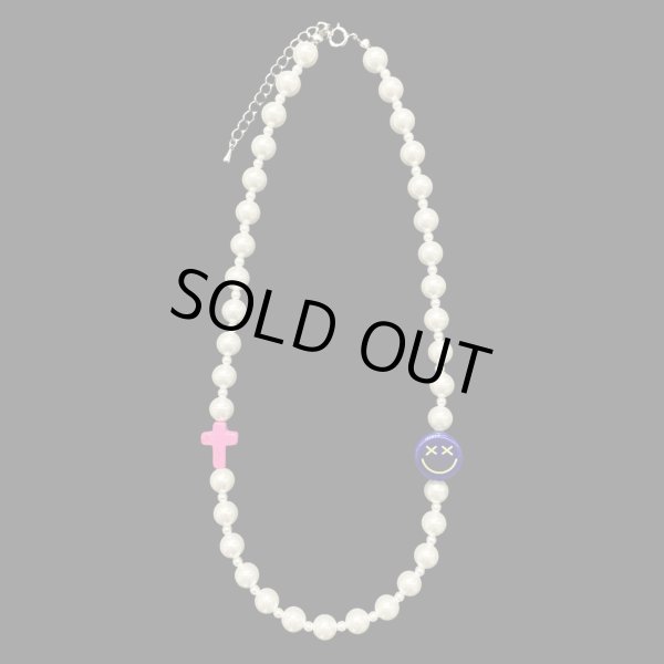 画像1: INCOGNITO / pearl beads necklace pink (1)