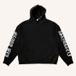 画像1: ASKYURSELF × BLVCKDOPE / goth hoodie (1)