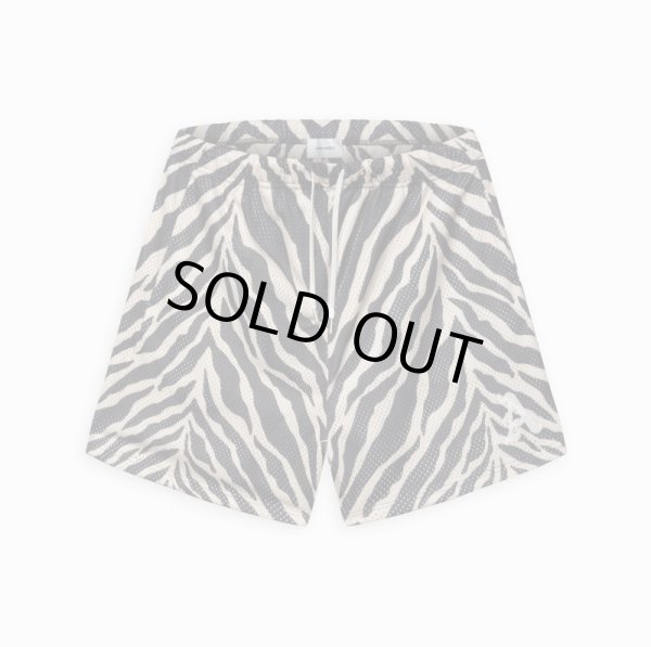 画像1: ASKYURSELF / zebra mesh shorts (1)