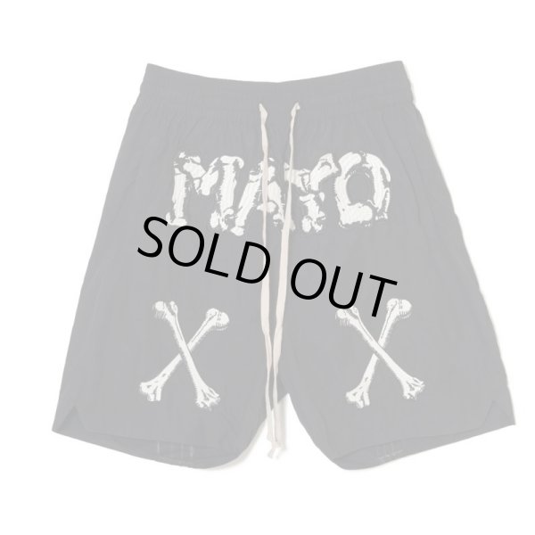 画像1: MAYO / bones embroidery shorts (1)