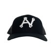 画像1: AUI NITE / AN bone 3D logo mesh cap (1)