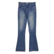 画像1: AUI NITE / indigo blue flare denim pants (1)