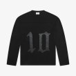 画像1: ASKYURSELF /  football knit jersey l/s tee (1)