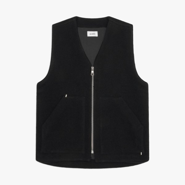 画像1: ASKYURSELF /  phrase wool vest  (1)