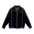 画像1: LAST NEST / velour embroidery track jacket (1)