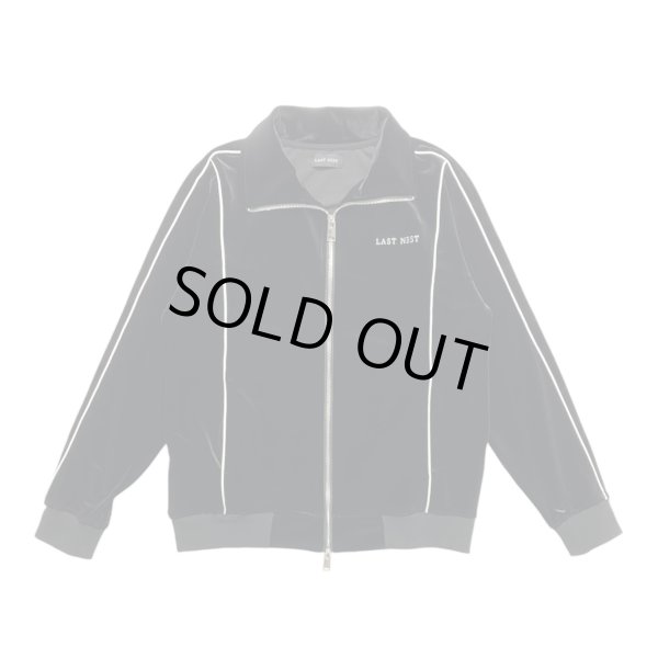 画像1: LAST NEST / velour embroidery track jacket (1)