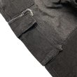 画像4: A GOOD BAD INFLUENCE / repaired denim cargo pants (4)