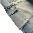 画像4: A GOOD BAD INFLUENCE / repaired denim cargo pants (4)