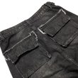 画像6: A GOOD BAD INFLUENCE / repaired denim cargo pants (6)