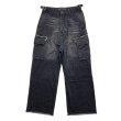 画像1: A GOOD BAD INFLUENCE / repaired denim cargo pants (1)