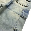 画像7: A GOOD BAD INFLUENCE / repaired denim cargo pants (7)