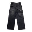 画像2: A GOOD BAD INFLUENCE / repaired denim cargo pants (2)