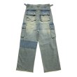 画像2: A GOOD BAD INFLUENCE / repaired denim cargo pants (2)