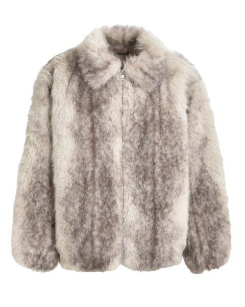 画像1: BREATH / faux fur jacket (1)