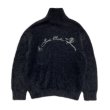 画像2: A GOOD BAD INFLUENCE / heart cross zipped mohair sweater (2)