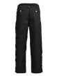 画像2: BREATH / newrich side bottun pants / nylon black  (2)