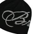 画像3: BREATH / glitter skull cap / black  (3)