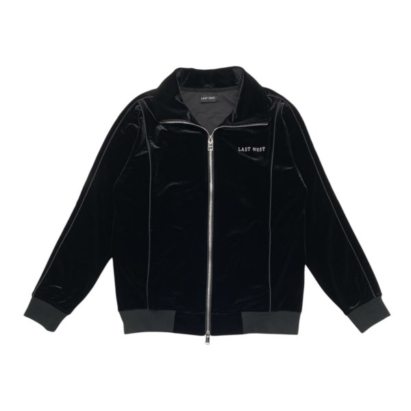 画像1: LAST NEST / Velour embroidery track jacket v2 (1)