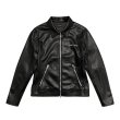 画像1: LAST NEST / faux single leather jacket (1)