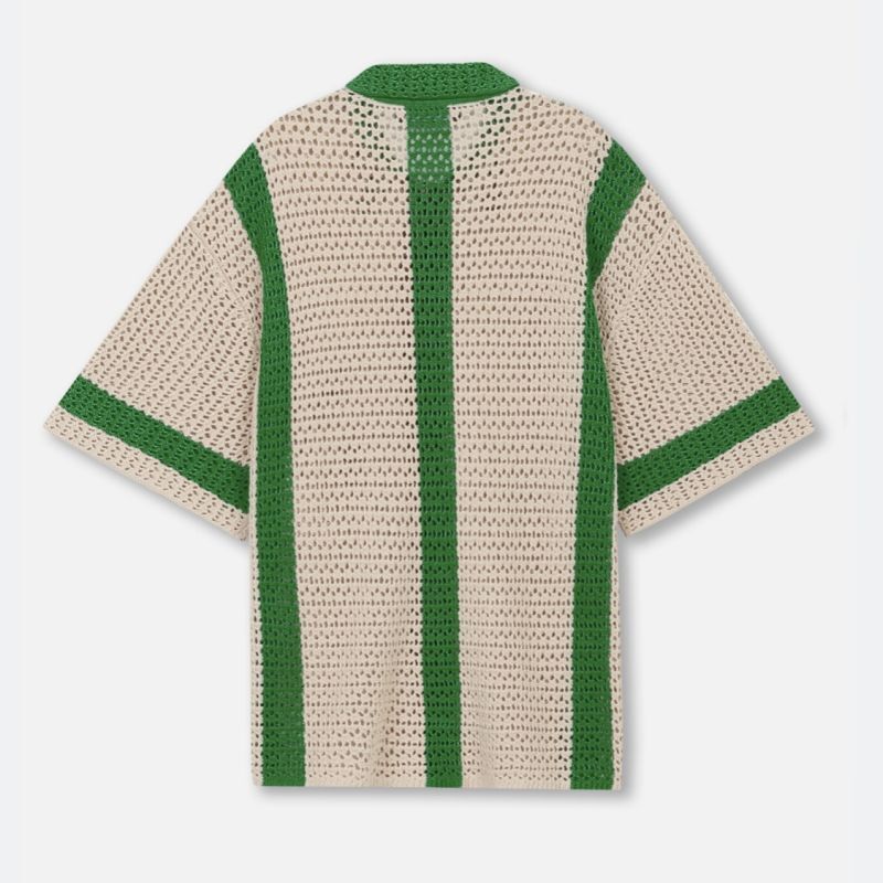 MLVINCE®︎ / crochet shirt - OTHELLO KUMAMOTO